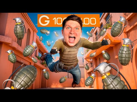 Видео: СМОЖЕШЬ пережить 100 ГРАНАТ — Получишь 10.000G! STANDOFF 2