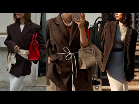 Видео: КОРИЧНЕВЫЙ ЦВЕТ СНОВА В МОДЕ‼️ ТРЕНДОВЫЕ ОБРАЗЫ В САМЫХ АКТУАЛЬНЫХ ОТТЕНКАХ КОРИЧНЕВОГО ЦВЕТА 2025