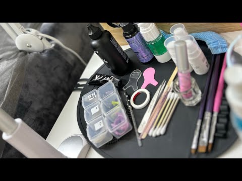 Видео: Выкладка на жидком и гелевом клее, подробный видео-урок, сравнение