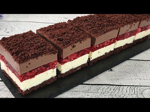 Видео: Все в восторге от этого сочного торта! Без сливок и крахмала! Дешево и вкусно!