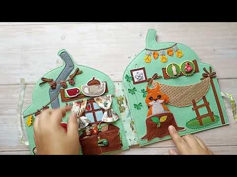 Видео: книжка из фетра