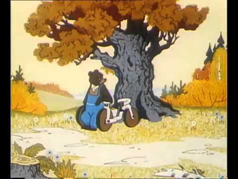 Видео: Лиса, медведь и мотоцикл с коляской. Мультфильм