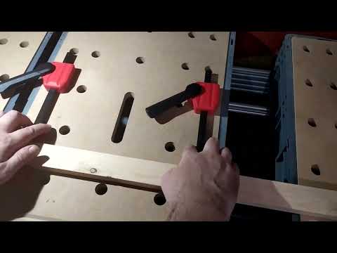 Видео: Отличные струбцины (горизонтальные зажимы) для MFT верстаков (multifunction toolbox)