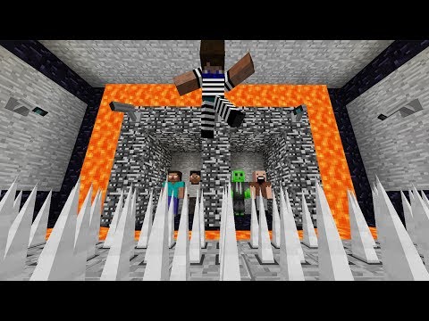 Видео: 93% ЛЮДЕЙ НЕ СМОГУТ СБЕЖАТЬ ИЗ БЕЗУМНОЙ ТЮРЬМЫ С ЛОВУШКАМИ В МАЙНКРАФТЕ! ТРОЛЛИНГ В MINECRAFT