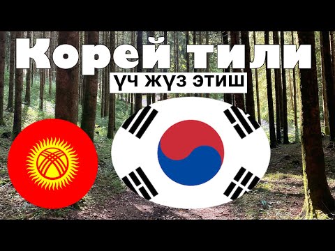 Видео: 300 этиш + Окуу жана угуу: - Корей тили + Кыргыз тили