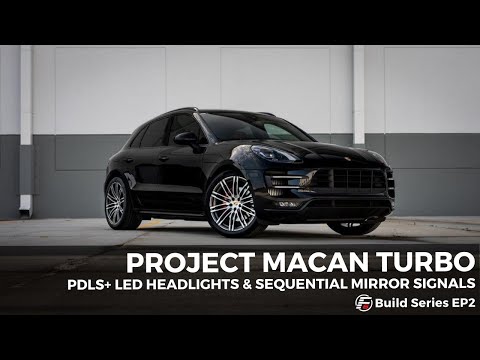 Видео: Проект Macan Turbo: светодиодные фары EP2 PDLS+ и последовательные зеркала заднего вида