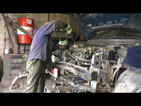 Видео: Лада Веста лицом в столб ч.2