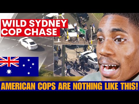 Видео: Реакция американцев на погоню полиции Нового Южного Уэльса по Сиднею