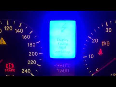 Видео: Пересвет приборной панели Mercedes W169 W245
