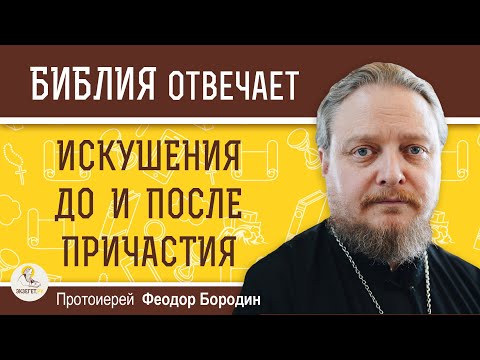 Видео: ИСКУШЕНИЯ ДО И ПОСЛЕ ПРИЧАСТИЯ. Протоиерей Федор Бородин