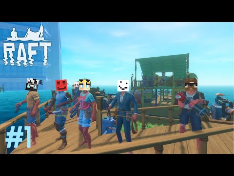 Видео: АЛФЁДОВ ИГРАЕТ В RAFT #1 (ft. Альцест, Ники, БЛС, Джаст, Секби)