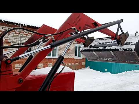 Видео: Обзор погрузчика  на трактор Т-25. КУН на трактор Т-25.