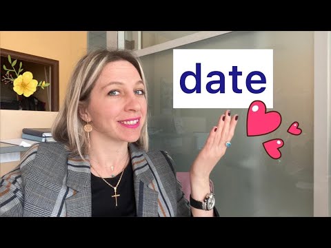 Видео: Date - дата свидание встречаться по английски Учим слова на английском