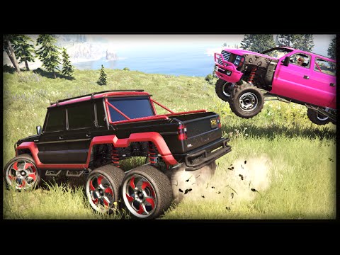 Видео: GTA ONLINE - ГРУЗОВИКИ VS ТРАМПЛИН!!! #134
