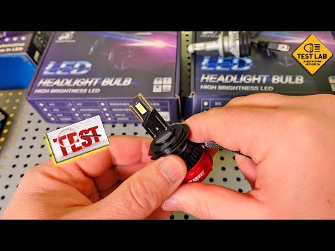 Видео: LED лампа для рефлекторных фар. Обзор DAWNKNIGHT P7 Mini 60W