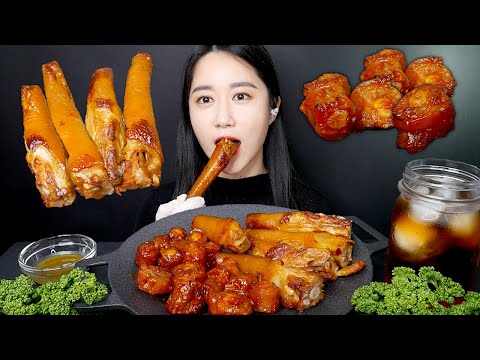 Видео: MUKBANG Свиной Хвост, Острый Свиной Хвост COOKING & EATING MUKBANG | ASMR |