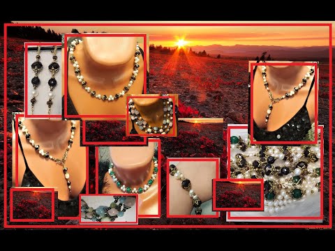 Видео: KONOVA SVETLANA. Разные камни, разные заказчицы. И они прекрасны! Берилл, гранат, агат, жемчуг.