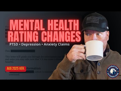 Видео: ОБНОВЛЕНИЕ РЕЙТИНГОВ ПСИХИЧЕСКОГО ЗДОРОВЬЯ VA (ВЕРСИЯ ОТ АВГУСТА 2025 Г.) – ИЗМЕНЕНИЯ В ЗАЯВЛЕНИЯ...