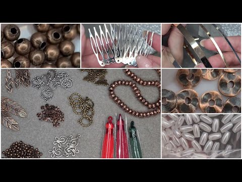 Видео: AliExpress🛒 Бюджетная фурнитура, основы для ободков и гребней для волос, шелковые кисти и др.