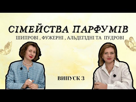 Видео: Шипрові, Фужерні, Альдегідні та Пудрові аромати — типи парфумів, які варто знати