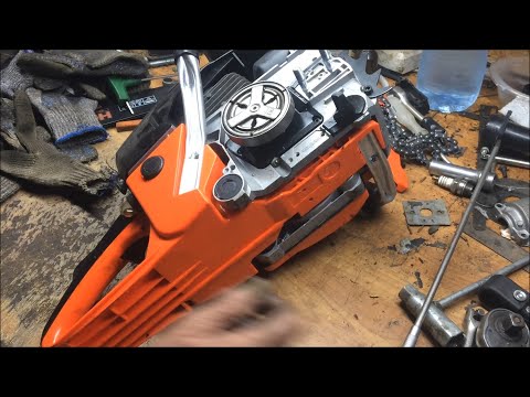 Видео: Бензопила "Карвер-Hobby"" с эксклюзивной течью масла.)