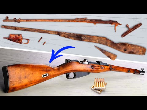 Видео: Реставрация винтовки Мосина