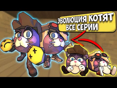 Видео: ЭВОЛЮЦИЯ КОТЯТ ВСЕ СЕРИИ ПОДРЯД ЧИКЕН ГАН. EVOLUTION CATS CHICKEN GUN