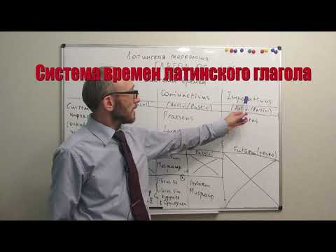 Видео: Латинская морфология. Глагол. Система времен.