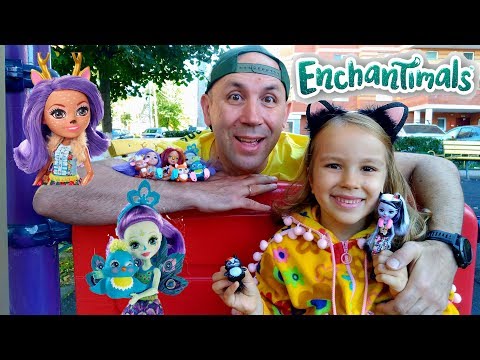 Видео: #Enchantimals Прядки на детской площадке / Челлендж для детей / КАТЯ И КУКЛЫ ЭНЧАНТИМАЛС