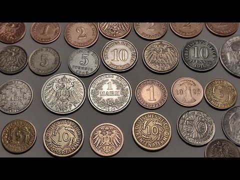 Видео: Монеты Германской Империи.
