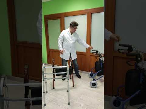 Видео: Как подобрать ходунки, виды ходунков. Как ходить с ходунками?