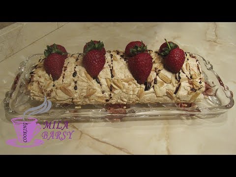 Видео: Обновленная классика Белковый Рулет "Анна Павловна" Простой рецепт (Cake anna paulovna)