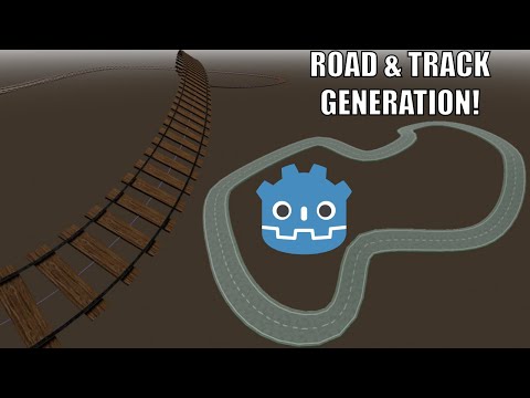 Видео: Генерация сетки на основе путей в Godot 4