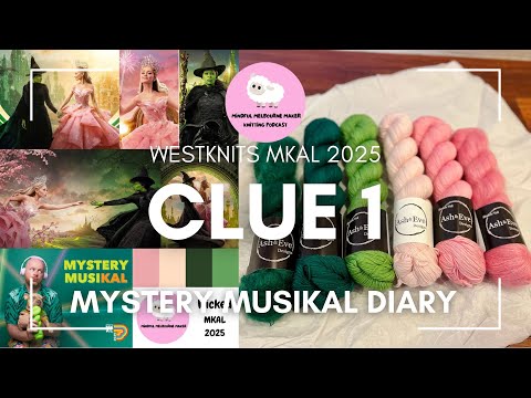 Видео: Дневник MKAL | Подсказка 1: Тайна Westknits MusiKAL 2025 | Набор петель, выбор цвета и шаль «Мель...