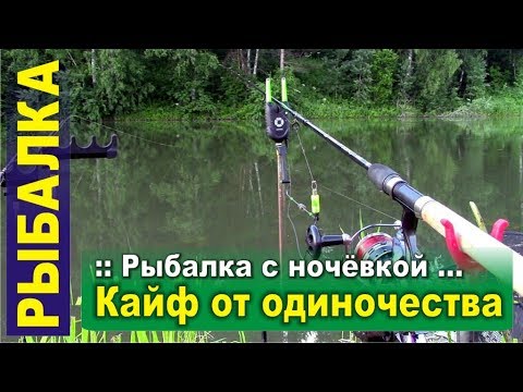 Видео: Рыбалка с ночёвкой. Бешеный клев и Кайф от одиночества. Жареная картошка с салом на костре.