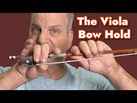 Видео: Учебное пособие по держанию смычка для альта с Рональдом Хьюстоном: как правильно держать смычок ...