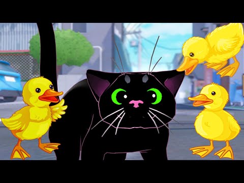 Видео: СМЕШНОЙ КОТИК и НЕПОСЛУШНЫЕ УТЯТА