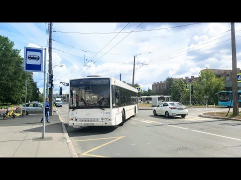 Видео: Автобус, маршрут №141 Волжанин-5270-20-06 "СитиРитм-12" б.7809 (22.07.2023) Санкт-Петербург