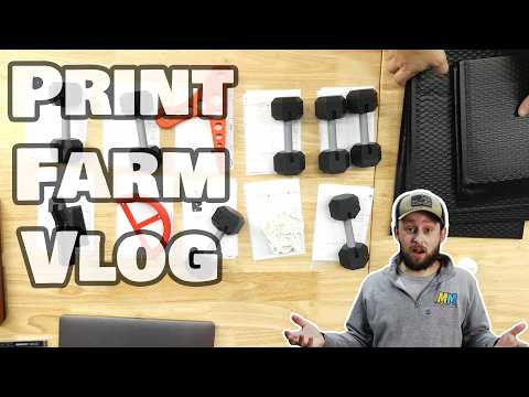Видео: Видеоблог о ферме 3D-печати | Распродажи выходного дня на Etsy и пополнение запасов проданных тов...