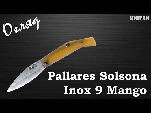 Видео: Огляд на ніж Pallares Solsona 9 Inox Mango