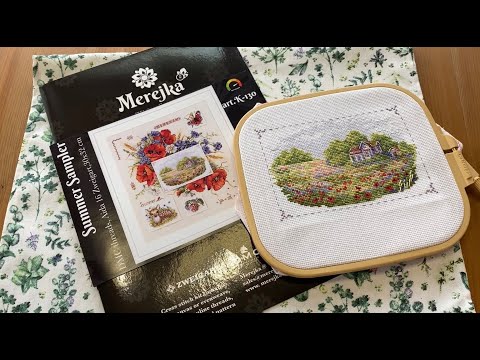 Видео: #100 Вышивка крестом.2 новых старта. Обзор наборов от "Мережки" и "Овен",процессы и планы.
