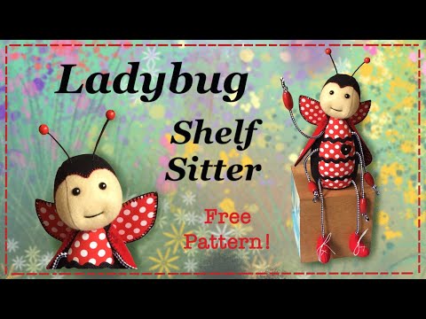 Видео: Божья коровка Натурщица на полке || БЕСПЛАТНЫЙ ШАБЛОН || Полное руководство с Lisa Pay