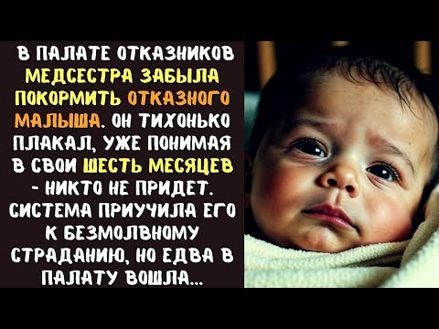 Видео: Медсестра ЗАБЫЛА покормить ОТКАЗНОГО малыша в палате отказников и он беззвучно плакал совсем один...