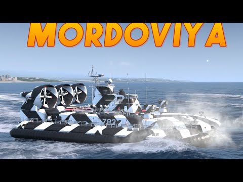 Видео: уникальный корабль Mordoviya в mobile warships 2