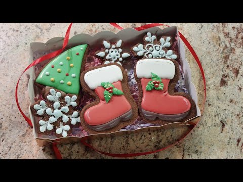 Видео: ИДЕЯ НОВОГОДНИХ ПРЯНИКОВ!☆САПОГИ ДЕДА МОРОЗА☆🎄🎅❄️