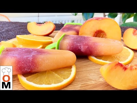 Видео: Мороженое Фруктовый Лед  из Персиков, Проще Некуда