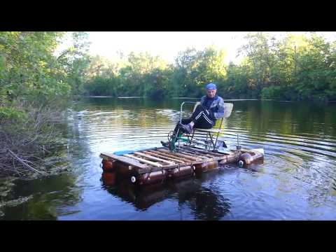 Видео: водный велосипед