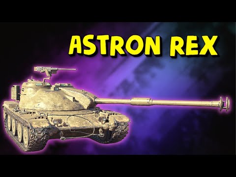 Видео: ASTRON Rex 105 mm I Обзор Гайд СТ премиум танка США (VIII) 8 Уровня