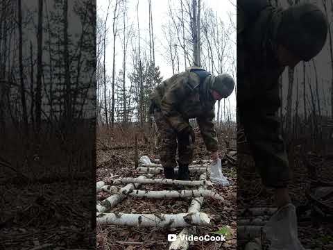 Видео: "Постройка Домика На Дереве в лесу"           мечта детства осуществилась.