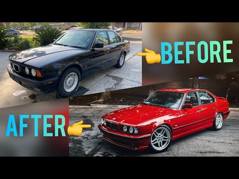 Видео: СБОРКА BMW E34 540i ЗА 15 МИНУТ!